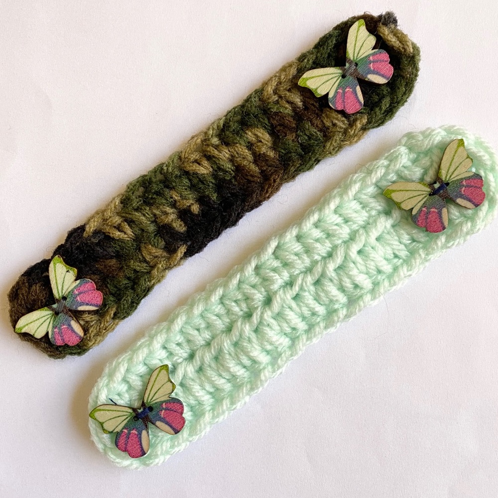 Crochet Ear Savers Extender Multicolor Set of 2
